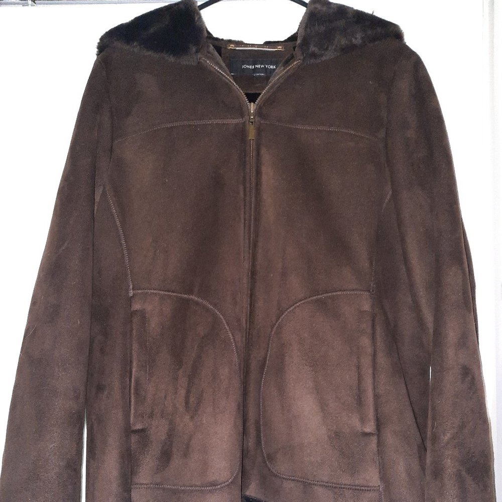Jones New York fur coat